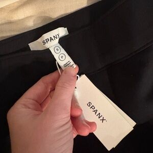 SPANX Jet Black High-Waist Leggings